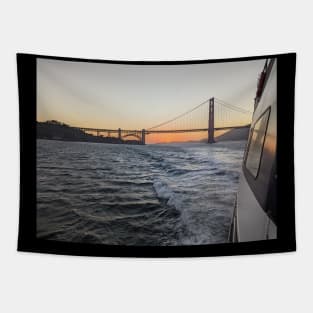 Golden Gate Bridge at Sunset Tapestry