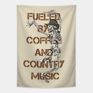 Fueled by Coffe and Country Music / Funny quote / Gift Tapestry