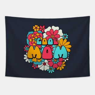 Cool mom and flowers Tapestry