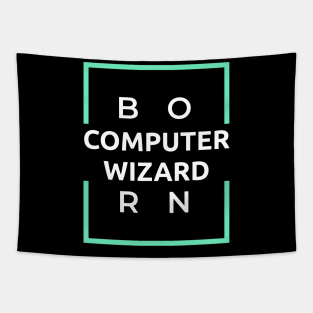 Born Computer Wizard Tapestry