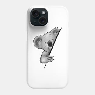 Cute Marsupial Koala Illustration Fancy Koalabear Phone Case