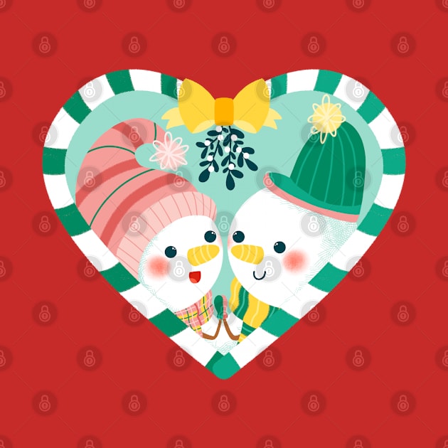 Winter love by Angela Sbandelli Illustration and Design