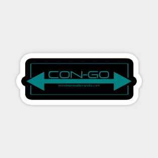 Compact Con-Go logo design in teal Magnet