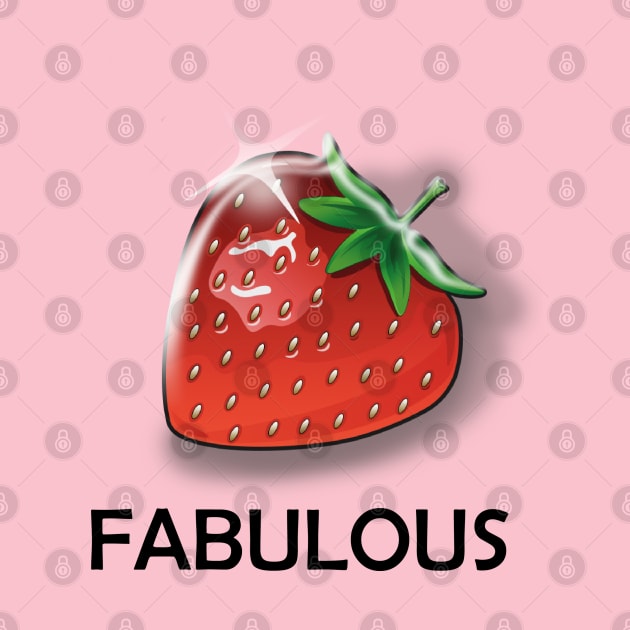 Fabulous strawberry by Karroart