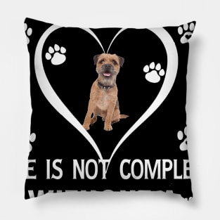 Border Terrier Lovers Pillow