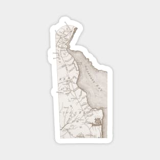 Delaware Map Magnet