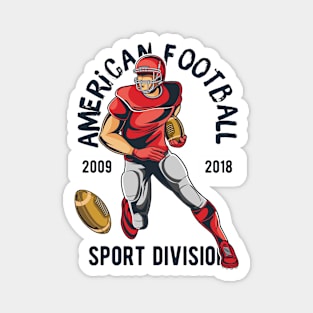 American Football Sport Division Magnet