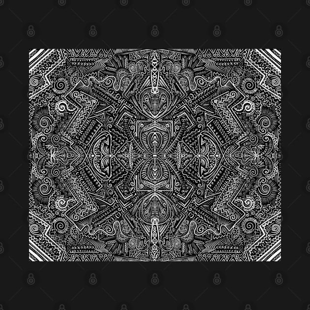 Aztec- B/W by Shanzehdesigns