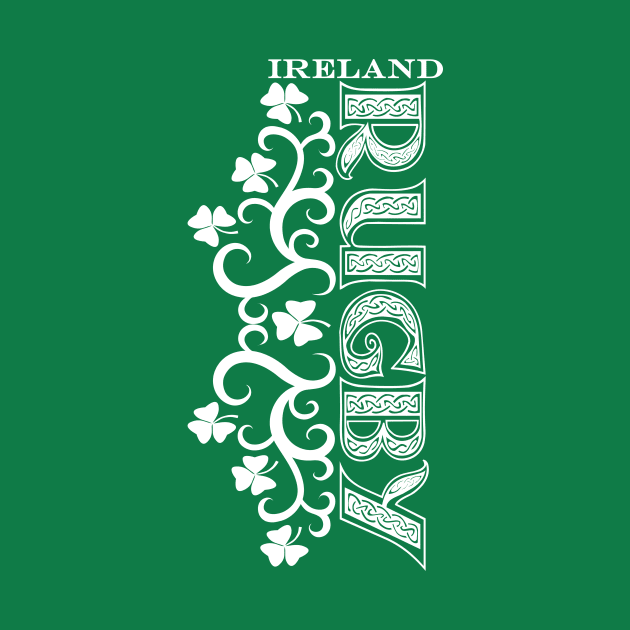 Ireland Rugby Classic Celtic Tattoo Design by CGD