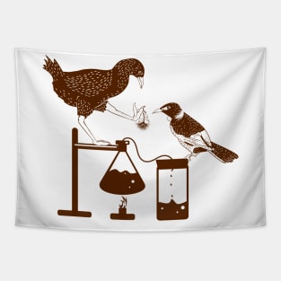 New Zealand birds science experiment Tapestry