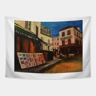 Montmartre Streets, Paris Tapestry