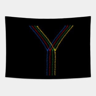 The letter Y! Tapestry