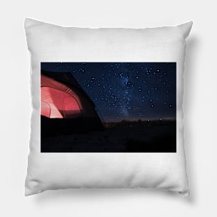 Camping Images Pillow