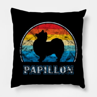 Papillon Vintage Design Dog Pillow