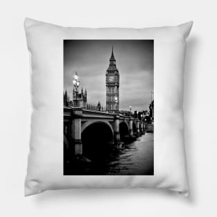 Big Ben Queen Elizabeth Tower Westminster Bridge Pillow