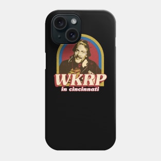 wkrp in cincinnati retro Phone Case