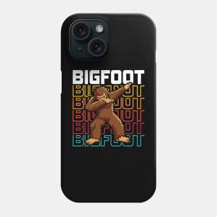 Bigfoot Dabbing Vintage Phone Case