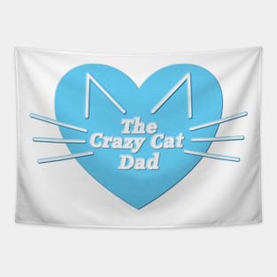 crazy cat Dad Tapestry