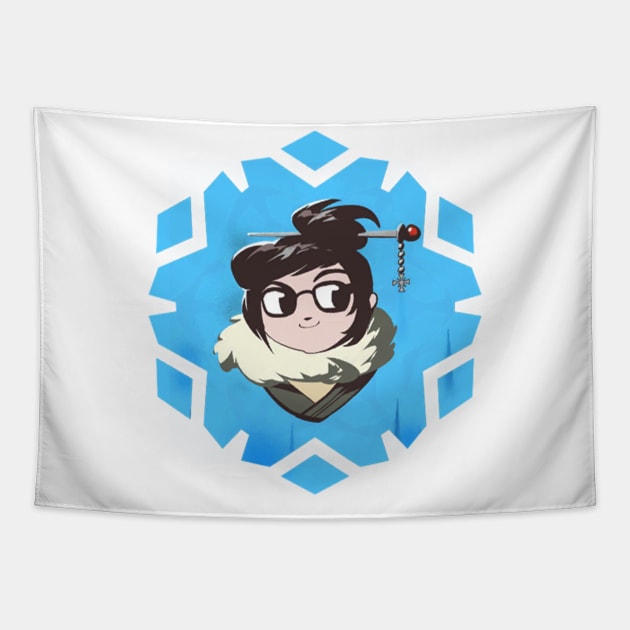 Mei Eyes Tapestry by Genessis