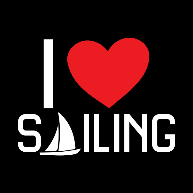 Sailing Love Heart Sailor Boat Water Sea by DesignatedDesigner