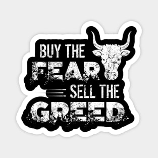 Vintage Buy The Fear Sell The Greed Investing Magnet