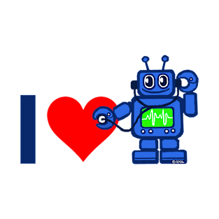 I Heart Robot, Robot Listen to Heart T-Shirt