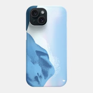 Hiking Mountain in the Cold Winter Phone Case