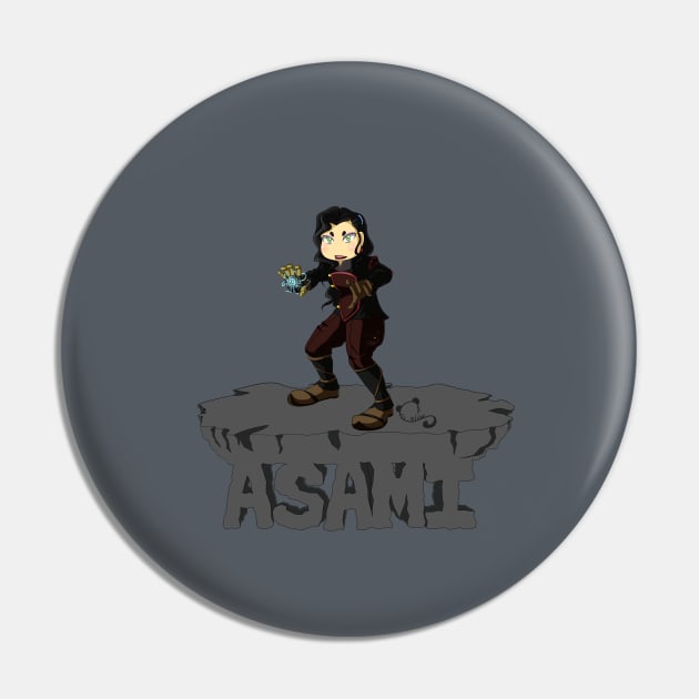 Asami Pin by hellotwinsies