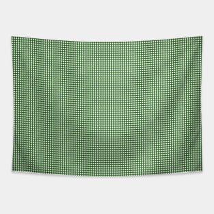 Green Tartan Christmas Pattern Tapestry