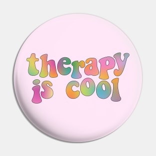 Therapy is Cool Brights Pin