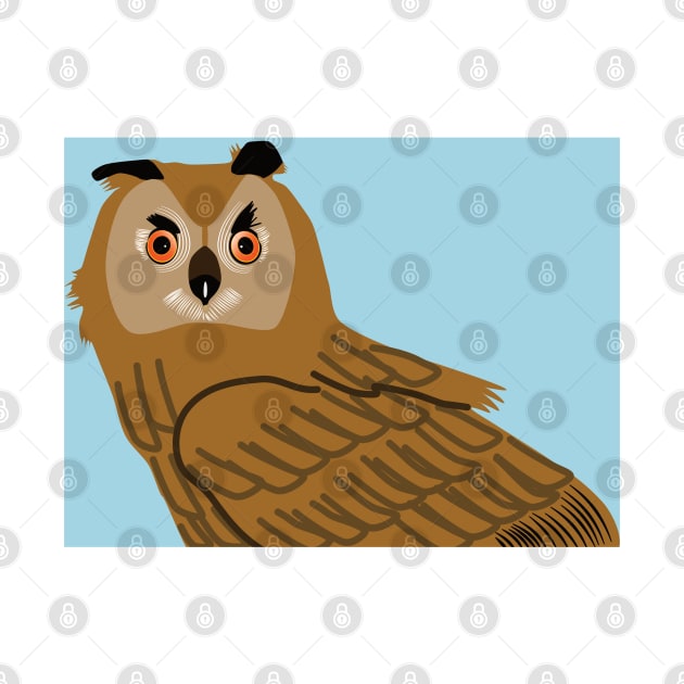 Owl, bird of prey by GiCapgraphics