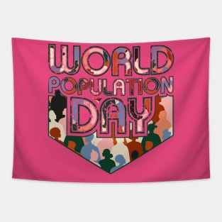 world population day Tapestry