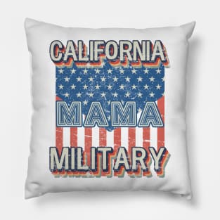 California Valor & Spirit: Retro-Inspired Military Hoodie with American Essence Pillow