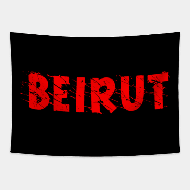 Beirut paint Tapestry by Beirout