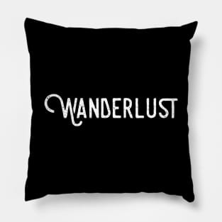 Handwritten Wanderlust Pillow