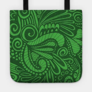 Cilantro Tiki Parrot Tote