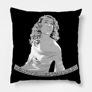 Fay Wray - Beauty Killed The Beast Pillow