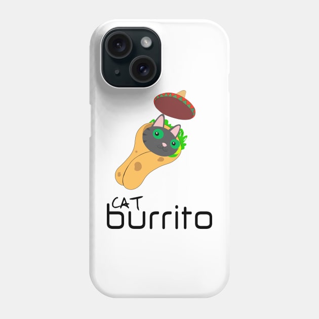 cat burrito Phone Case by jaml-12