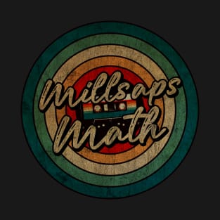 Millsaps College Math 2022  -  Vintage Circle kaset T-Shirt