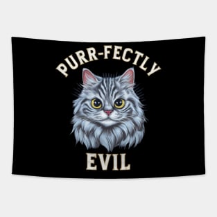 purr-fectly evil Tapestry