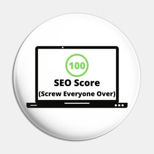 Funny SEO score design Pin