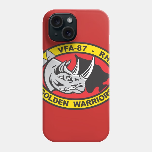 VFA-87 Golden Warriors - Rhino Phone Case by MBK