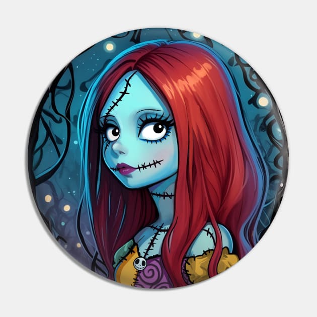 Sally from Nightmare Before Christmas Pin by Selene’s Designs