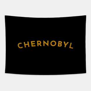 Chernobyl Typography Tapestry