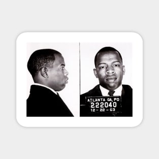 John Lewis Mug shot Magnet