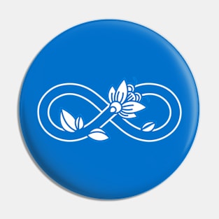 Métis Infinity floral Pin