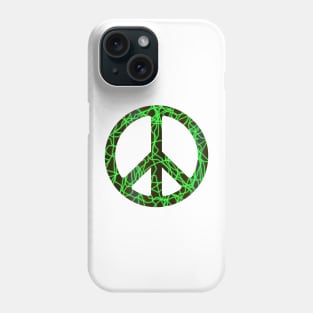 World Peace Sign Vibrant Art Graffiti Activist Phone Case