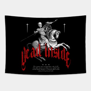 Vintage Dead Inside | Vintage | Dark Fantasy | Quote | Red Tapestry
