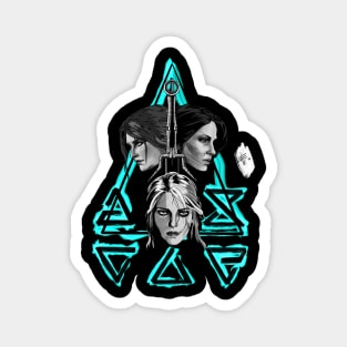 Geralt’s Girls BW Magnet