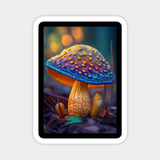 Mushroom Forest Calm Tranquil Nature Peaceful Season Outdoors Magnet